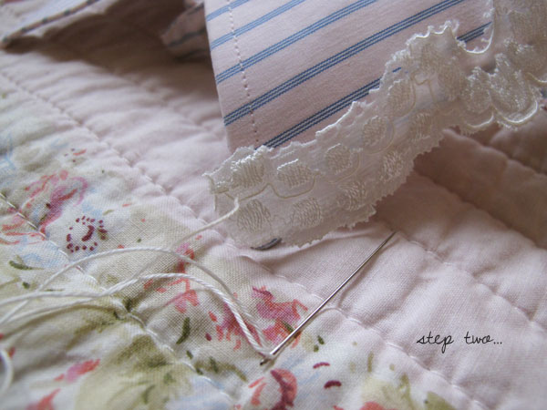 how to make a lace collar