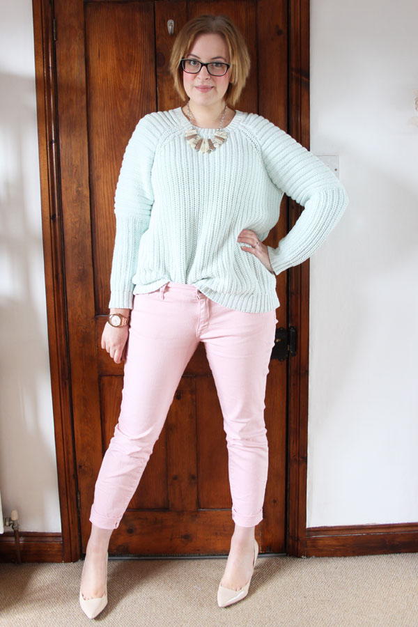 pastel jeans SS12 how to wear