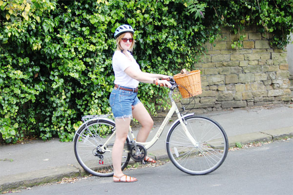 fashion blogger bike